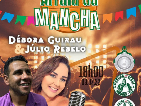 1° Arraiá da Mancha Alvi Verde Araras acontece hoje no Jardim Cândida