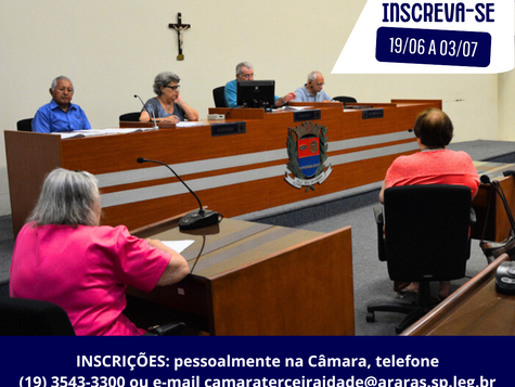 Abertas inscrições para nova legislatura da Câmara da Terceira Idade
