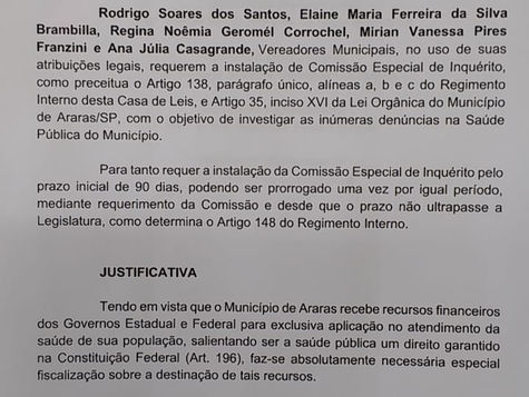 Vereadores da base do prefeito adiam votação da CEI da Merenda Escolar