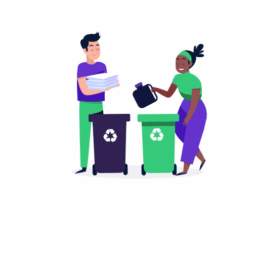 Animação Recicle já