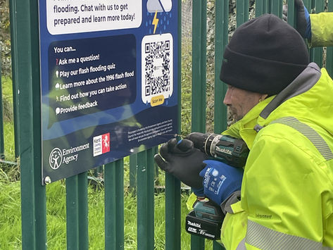 New 'talking signs' help Folkestone prepare for flash flooding
