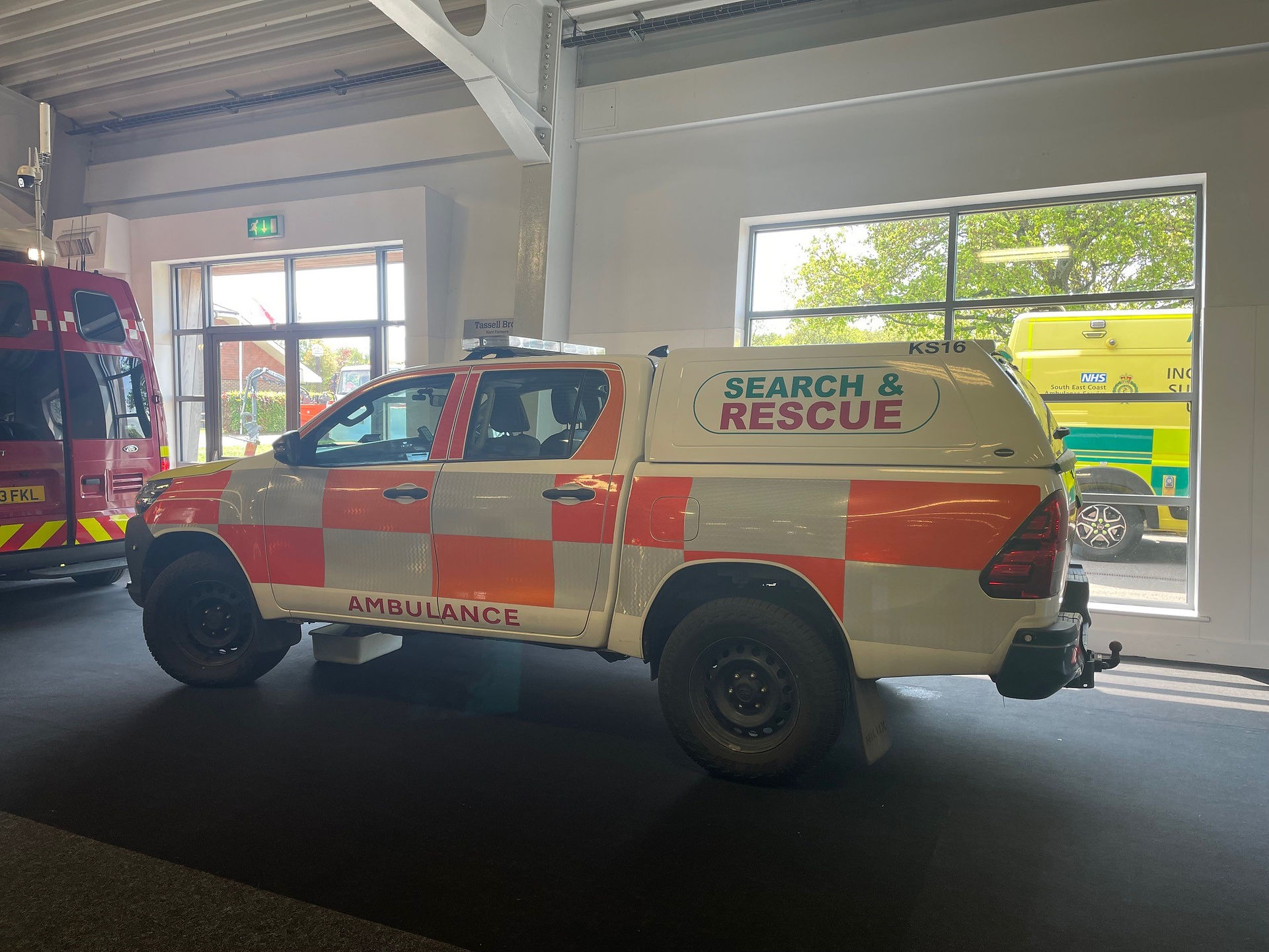 Briths Red Cross Emergency Response Vehicle