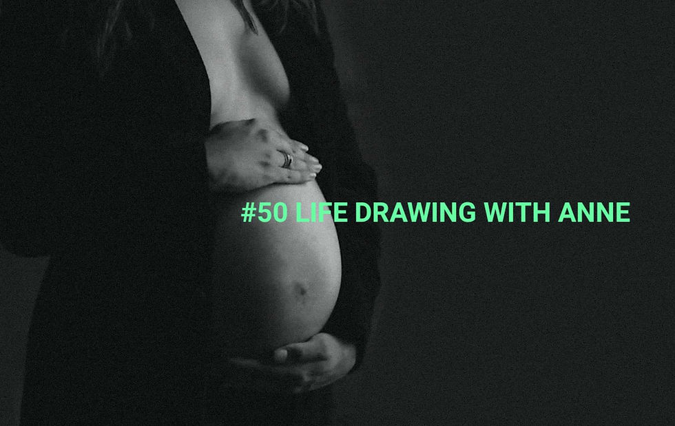 Session de dessin modèle vivant avec Anne