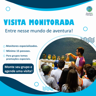 Visita monitorada no Aquário