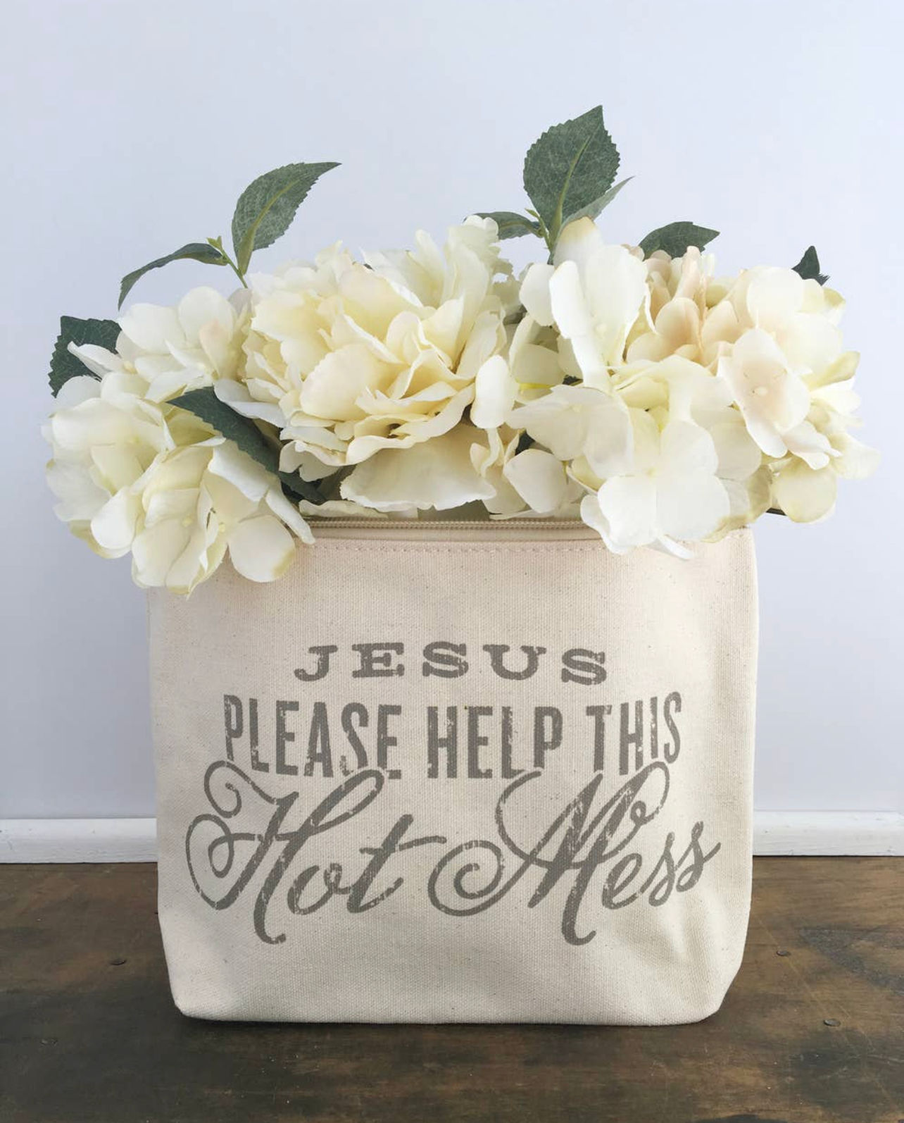 Help This Hot Mess Zipper Pouch