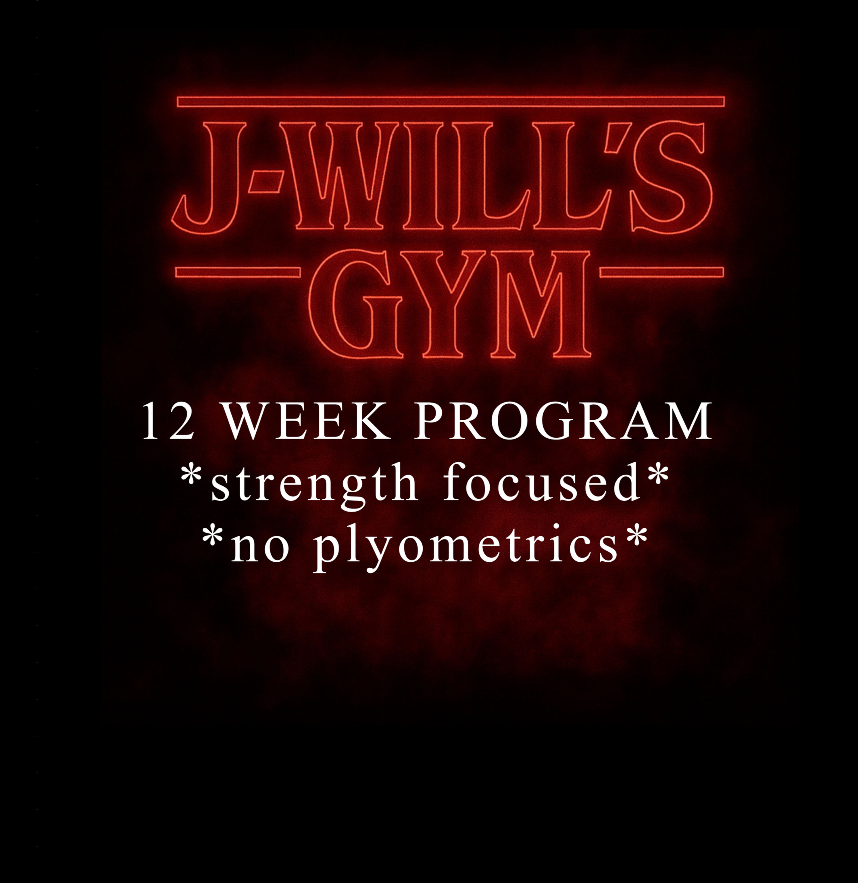 Strength focused (with conditioning) 12 week programming