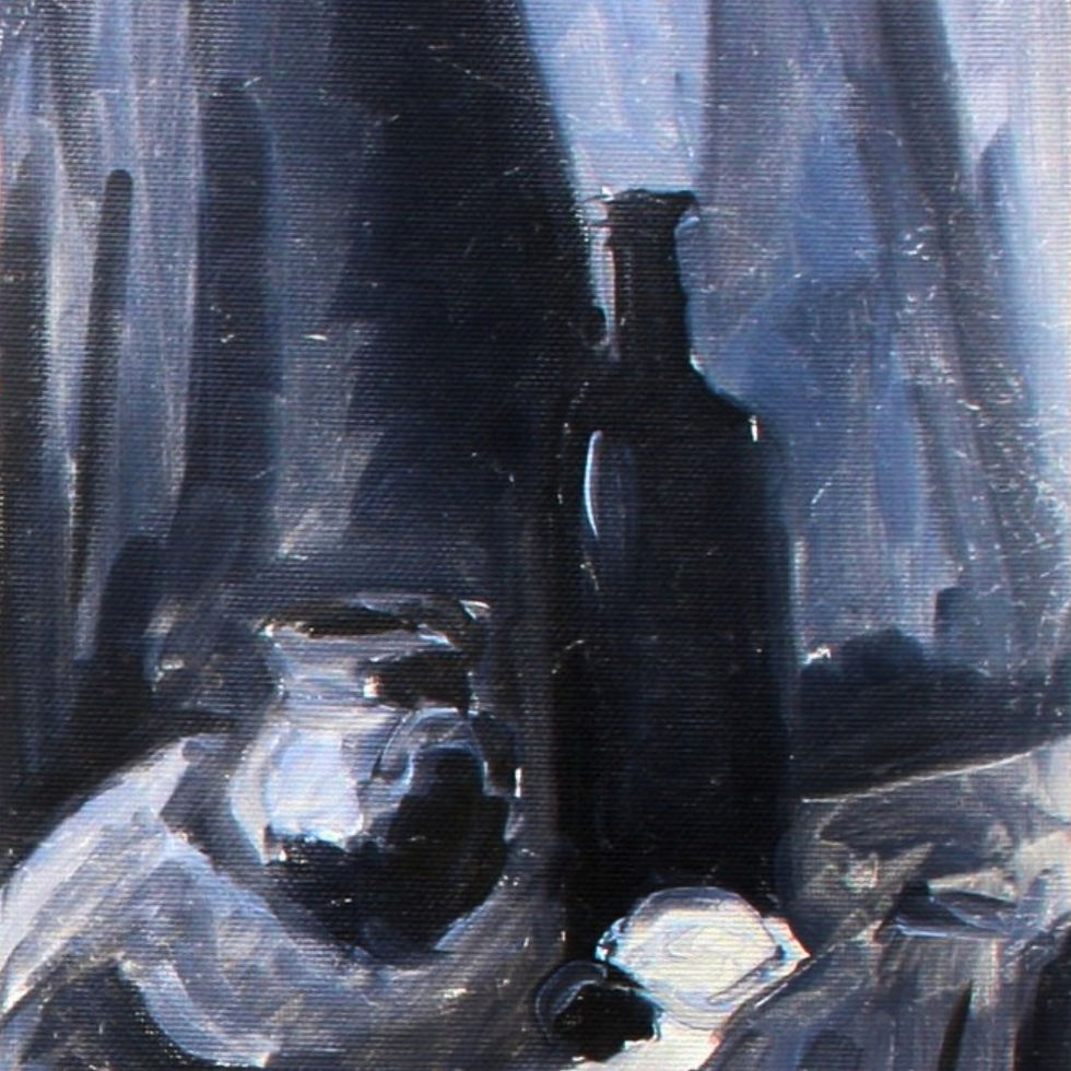 Black & White Still Life | Acrylic Path Series