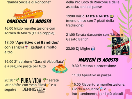 sagra della madonna d'agost 2023