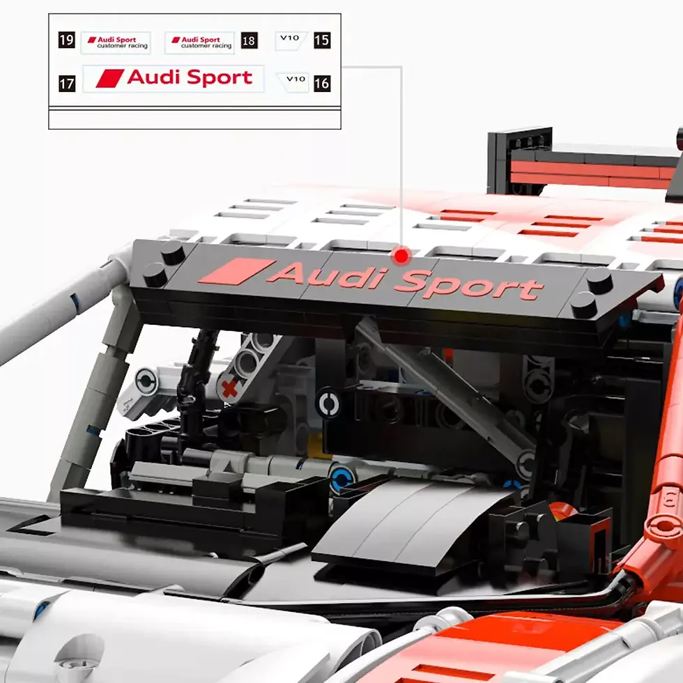 Thumbnail: RASTAR 99310 Audi R8 LMS GT3 (Audi Official License), 3314 Pcs