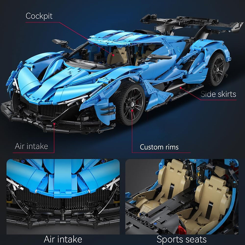 Thumbnail: CaDA Master Apollo IE C64003W Super Car Building Kit 3865 Pcs