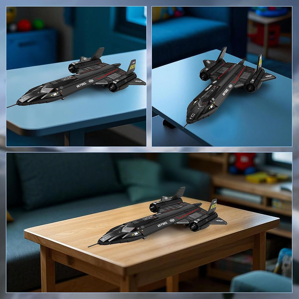 Thumbnail: Reobrix SR-71 Blackbird Building Block Set, 1775 Pcs