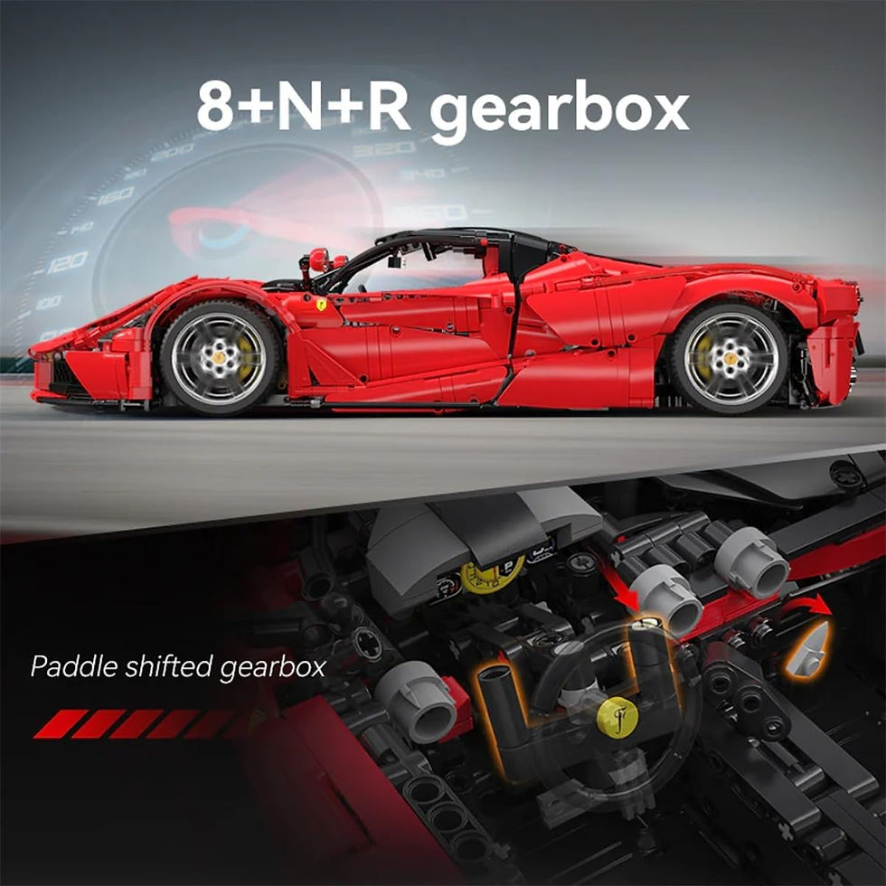Thumbnail: CADA C61505W MasterViva Hypercar 1:8 Scale 4739 Pc Building Block Set