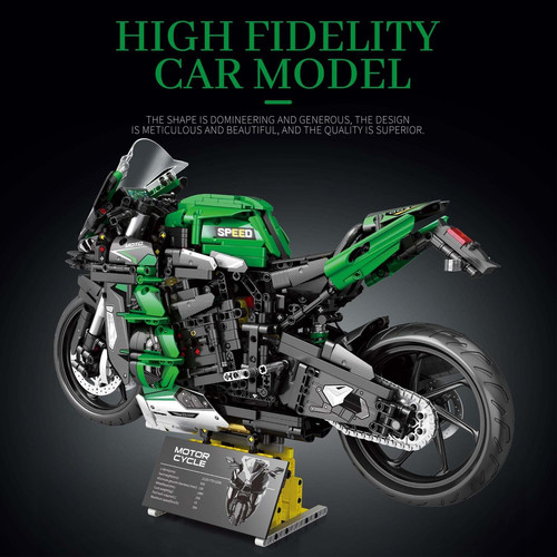 Reobrix 570 Kawasaki Ninja H2 SX SE 1:5 Motorcycle Model Building