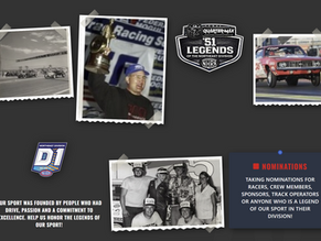 NHRA Opens Nominations for “51 Legends of the Divisions” Presented by Quarter-Max Racing