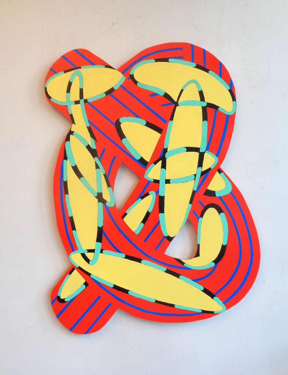 Overhand 36 x 47 acrylic on wood 2024