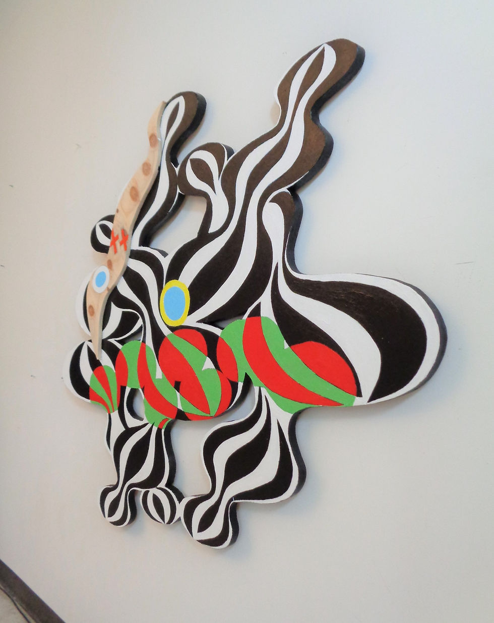 July Waterfall (side view)43 x 53 x 1 ac