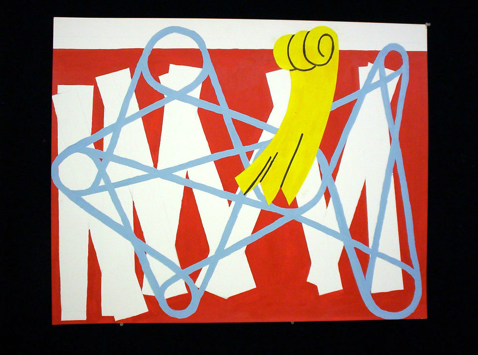 40x 32 acrylic paper