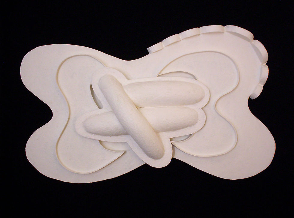 Table C 22x30x7acrylic,plaster,styrofoam,paer,foamboard 2012