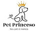 Imagem de um cachorro com uma coroa na cabeça. Essa é a logo do site Pet Princeso.