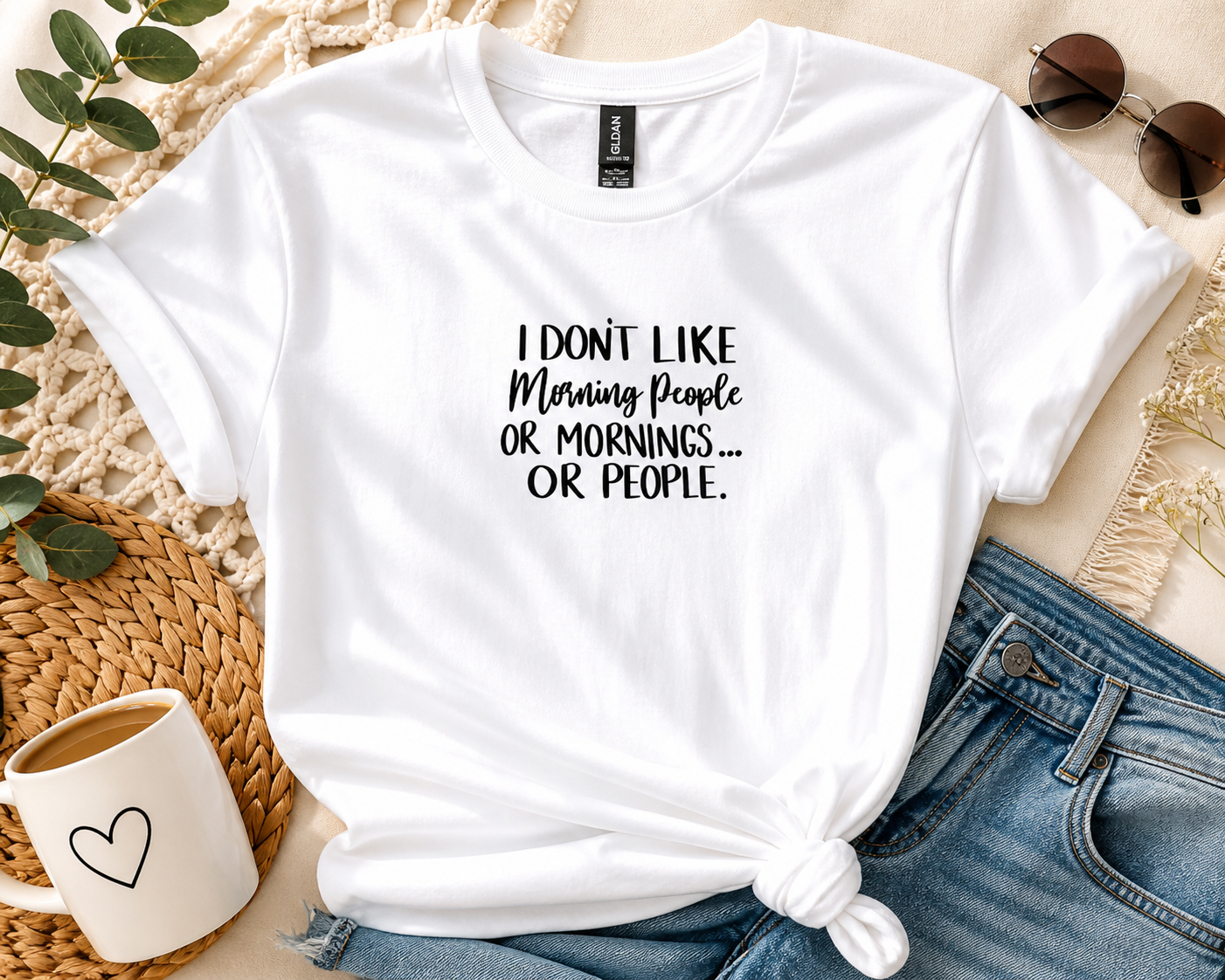 T-Shirt Mood Limited Collection (I Don't Like Morning...)