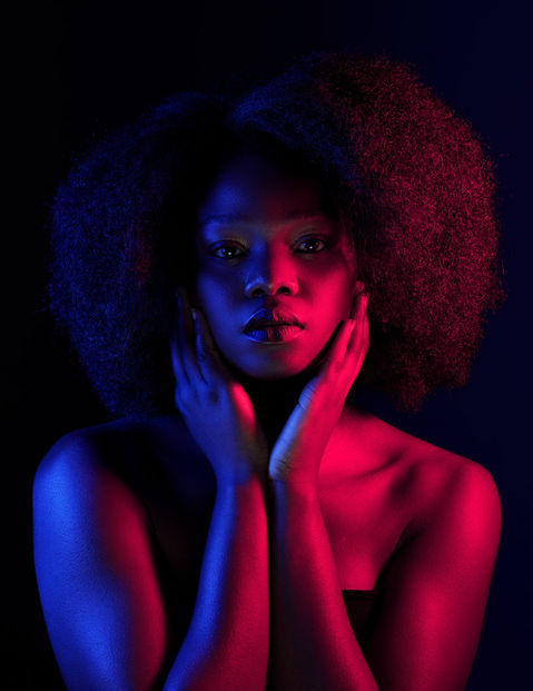 The face of the woman pictured in Beauty style. Made by photographer 3'Eye Marcin Przybylak. Photography 05_1.jpg