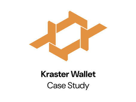 Kraster Wallet logo with text ‘Case Study’ representing Spredo’s Telegram data collection project for the brand