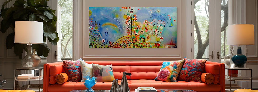 adventure oil 10c natural gemstone diamonds 10k gold leaf on linen 2oox 1oo cm diptych 201