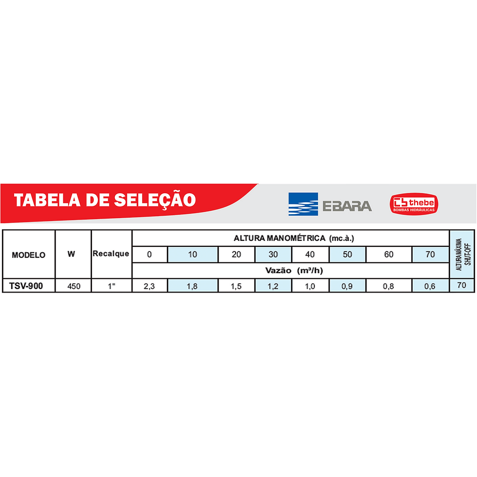 Miniatura: Bomba Vibratória Thebe TSV-800 220V