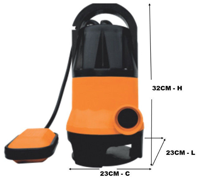 Miniatura: Bomba Esgotamento Submersível TSP-550W 220V
