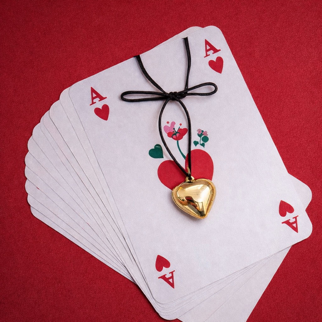 LOVE … HEARTS NECKLACE (gold)