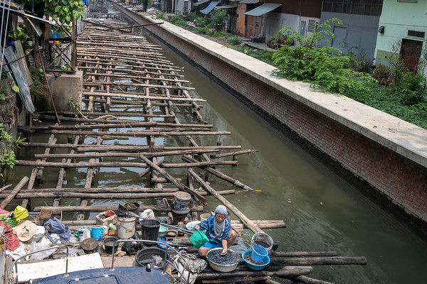 The Damrong Sathit Bridge Canal