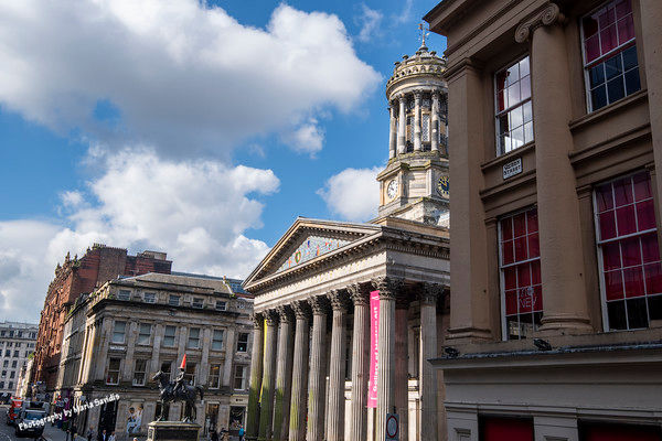 Equestrian Statue of the Duke of Wellington in front of the Modern Art Museum