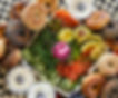 Good Times Bagels Veggie Catering platter
