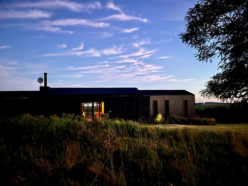 Original structure of Smokewood Garzón before renovation, featuring traditional rural architecture nestled in the untouched natural landscape of Garzón, Uruguay