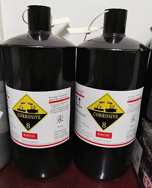 Liquid Mercury for gold mining 