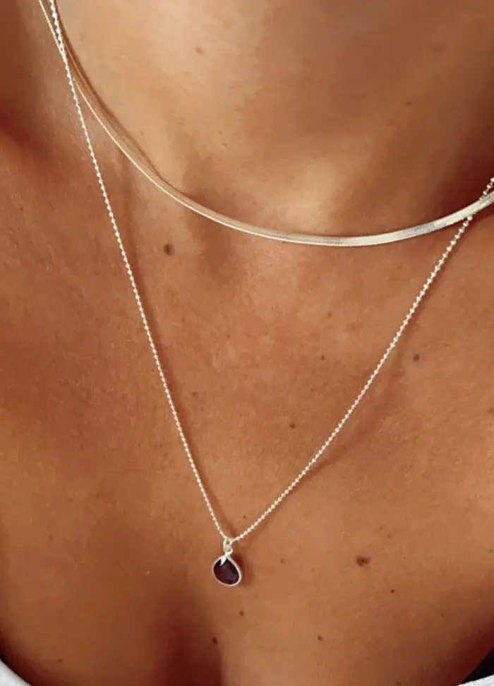 Miniatura: Collar Plata Cinta