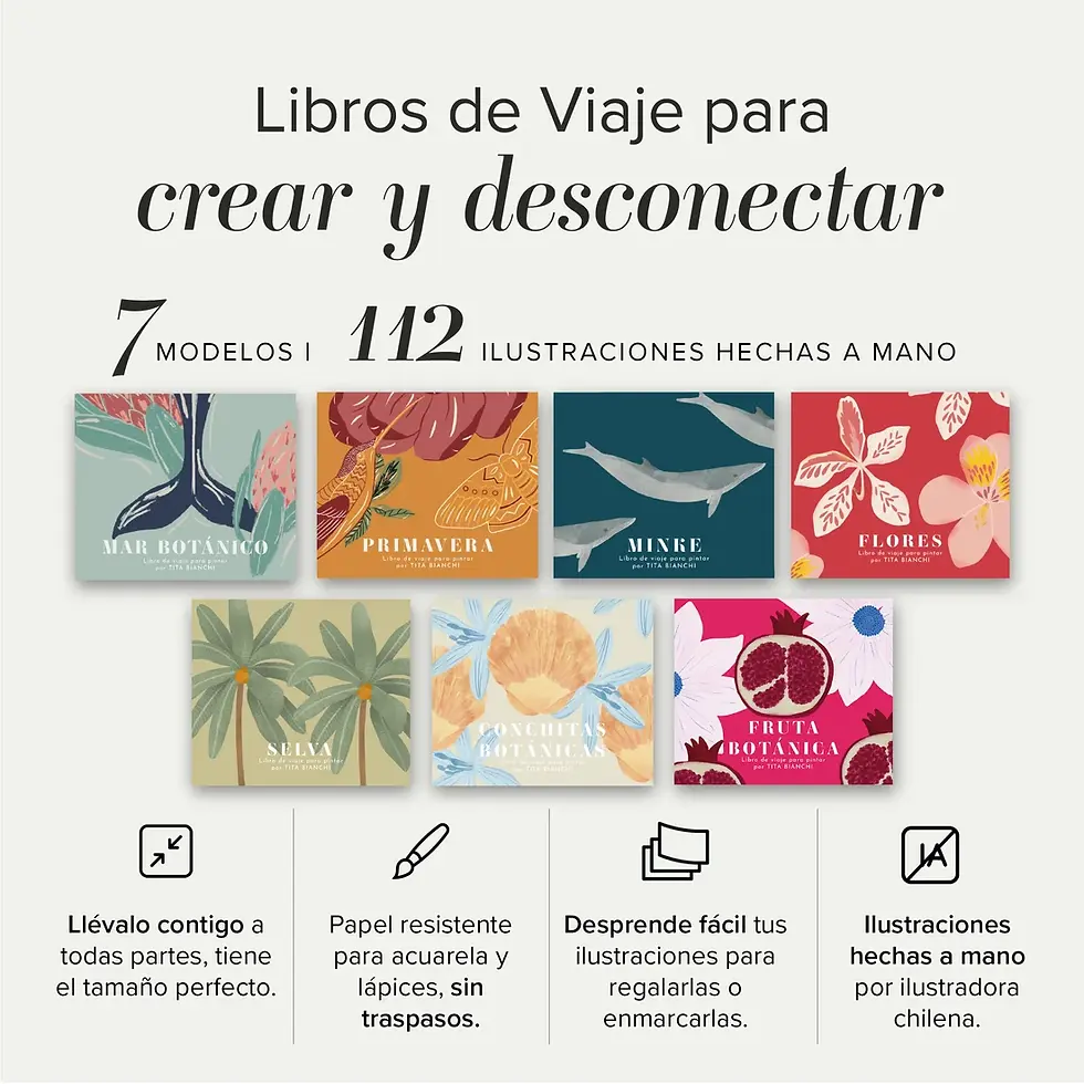 Miniatura: Libro para pintar Conchitas Botánicas