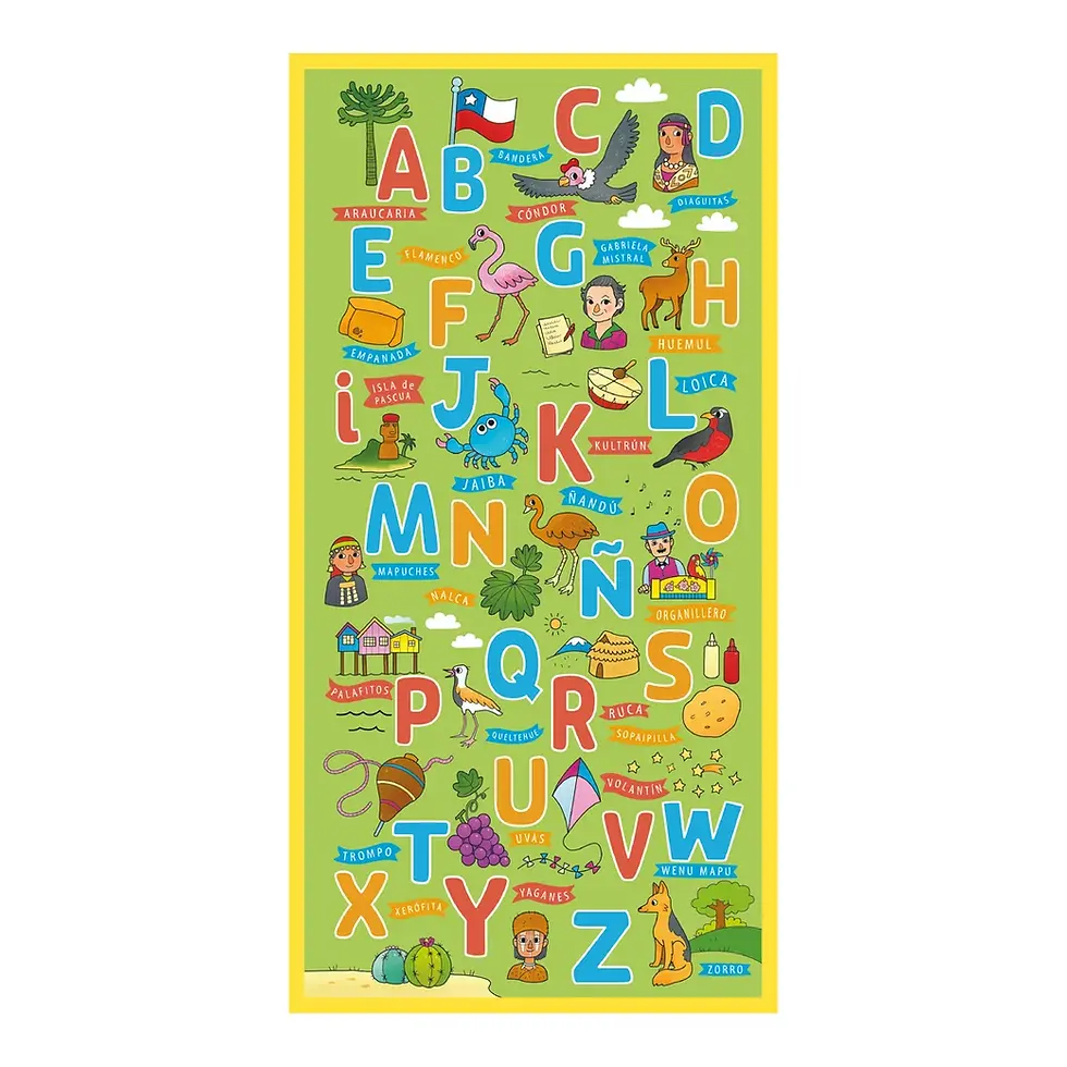 Miniatura: Puzzle Abecedario Chileno 200 Piezas