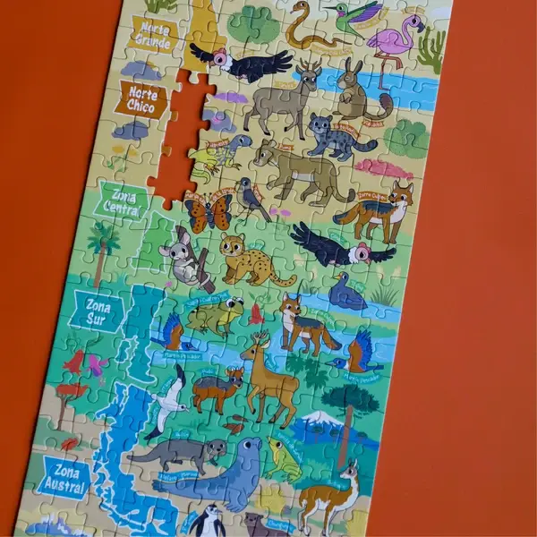 Miniatura: Puzzle Zonas de Chile 200 Piezas