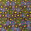 Miniature : Tissu wax africain motif cyclone multicolore