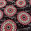 Miniature : Tissu wax africain motif le disque à fleur