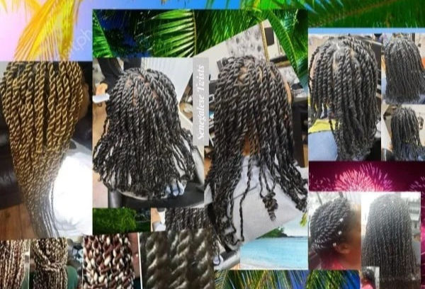 LARGESINGLE BRAIDS BREASTLENGTH BRANDS: IMPRESSION 86" (cut into 3 per pack 28.6" BREAST LENGTH )/X-PRESSION (AT LEAST 3 PACKS AVERAGE THICKNESS IN BRAIDS) OR X-PRESSION ULTRA BRAID PRE-STRETCHED 2-1 PACK (2 PACKS) OR SPECTRA STRETCHED BRAID 20" - 3 PACK BUNDLE (BREAST LENGTH) MATCH YOUR PRE-STRETCH BRAID FROM YOUR HEAD FOR THE RIGHT SIZE. MORE THAN 20-22" FOR AN ADULT IS CHARGED AT BEYOND LENGTH Single braids are versatile and have low maintenance. Give your hair a break, not constant combing. Seal ends of braids with hot water. Many hairstyles can be achieved i.e rod with hot water, bun, french twist, Mohawk. Using natural oil during this time, is a good way to lock in moisture for softness and growth. T&C Book It Need help, call us on 07504225007