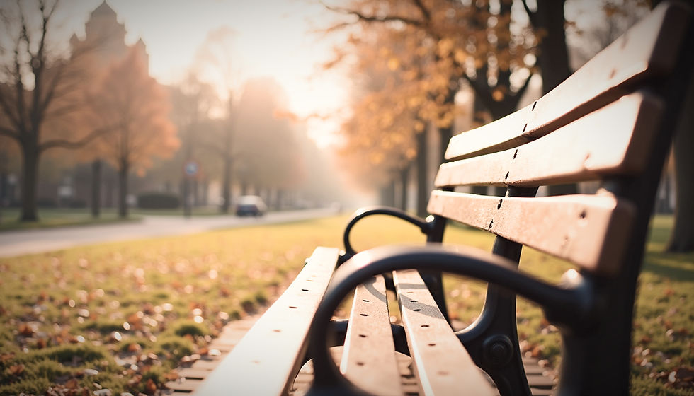 High angle view of a peaceful lakeside at sunset
