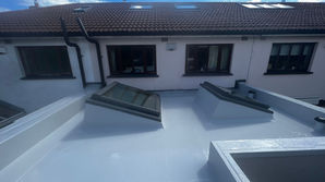 Lava 20 waterproofing flat roof by D.Hennessy Roofing.