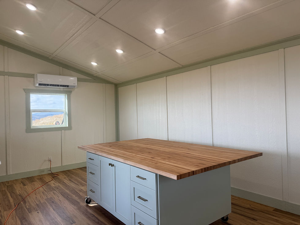 Interior View of She Shed