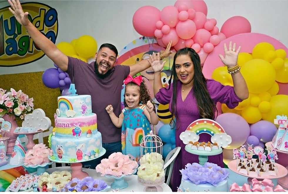 Camilinha faz 4 anos_