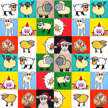 Sheep Collage