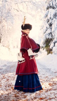 1890 Ice Skating Costume