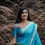 Thumbnail: Mysore semi crepe silk saree (sky blue) CODE 016