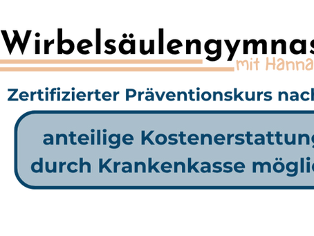 Wirbelsäulengymnastik mit Hanna Haas